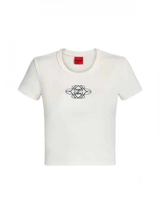 Foto van product HUGO Shirt 'Delanor_4' zwart / wit