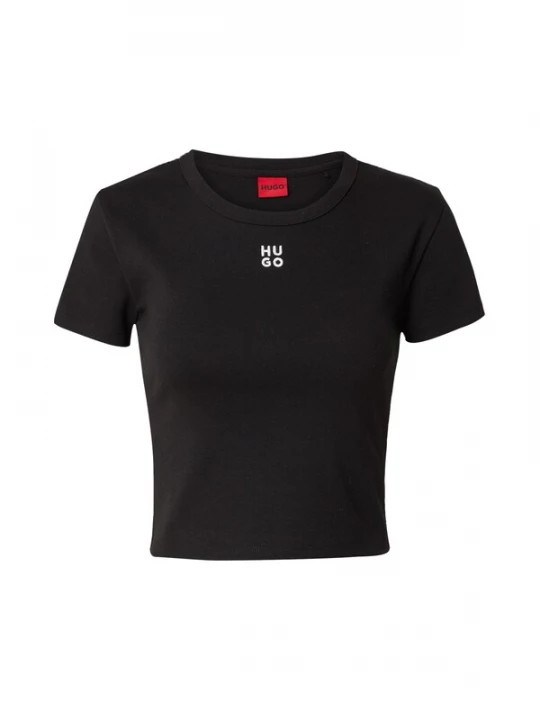 Foto van product HUGO Shirt 'Delanor' zwart / wit