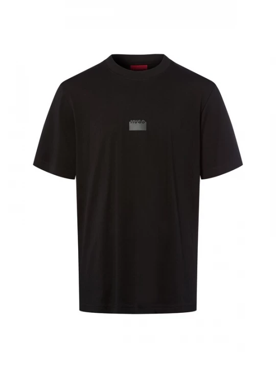 Foto van product HUGO Shirt 'Delastee' donkergrijs / zwart