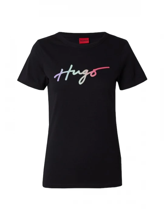 Foto van product HUGO Shirt 'Deloris_3' mintgroen / sering / lichtroze / zwart