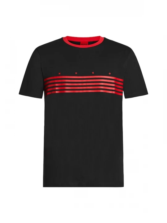 Foto van product HUGO Shirt 'Dempsy' rood / zwart