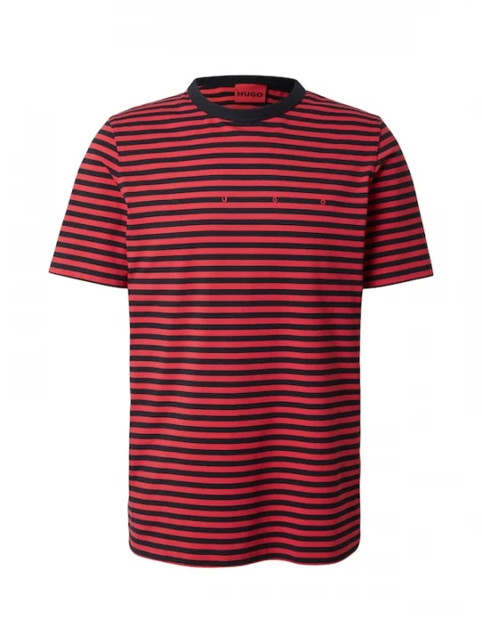 Foto van product HUGO Shirt 'Demptee' rood / zwart