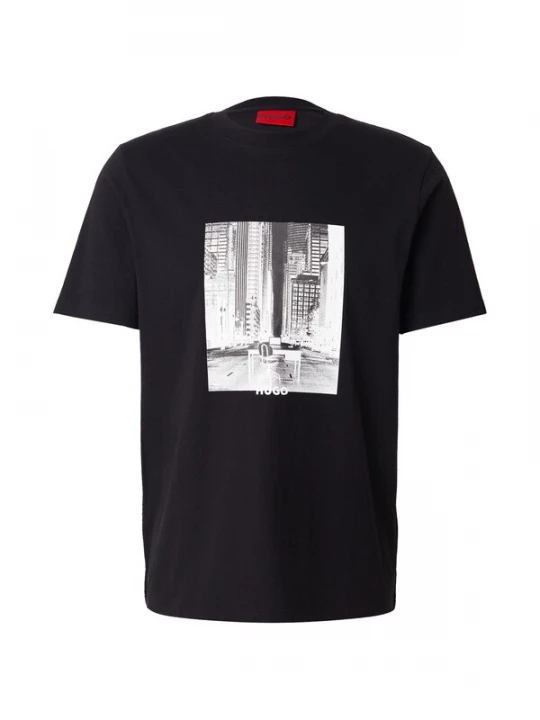 Foto van product HUGO Shirt 'Deyss' grijs / lichtgrijs / zwart