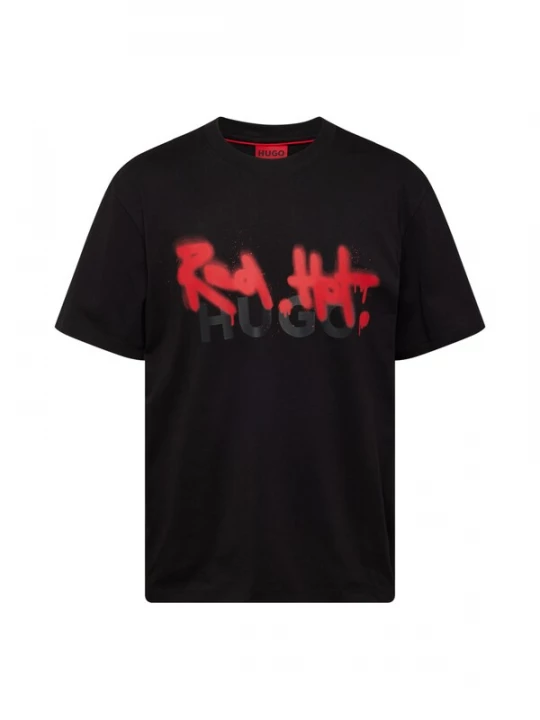 Foto van product HUGO Shirt 'Dinricko' rood / zwart