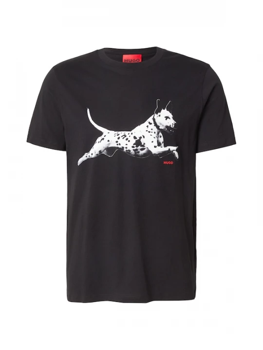 Foto van product HUGO Shirt 'Dirunn' zwart / wit