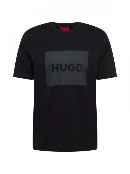 Foto van product HUGO Shirt 'Dulive222' donkergrijs / zwart