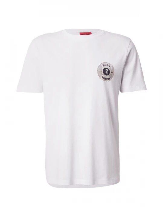 Foto van product HUGO Shirt 'Durectee' ecru / zwart / wit