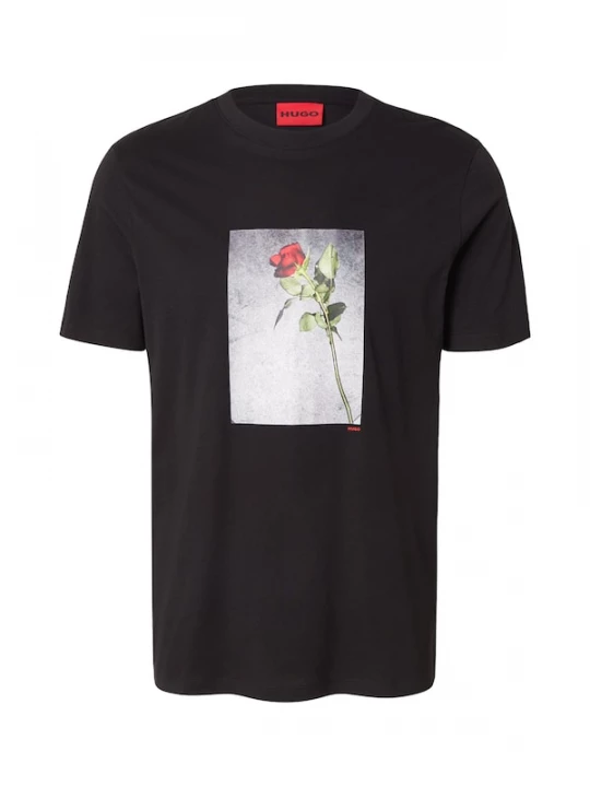 Foto van product HUGO Shirt 'Durose' lichtgrijs / groen / rood / zwart