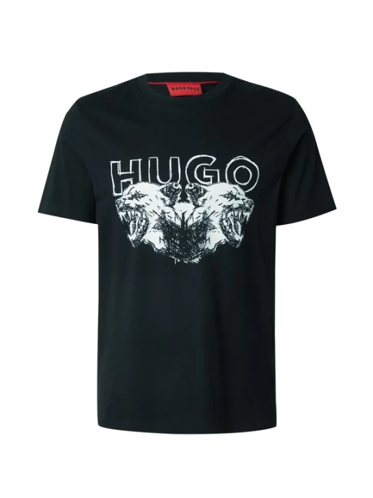 Foto van product HUGO Shirt 'Durro' zwart / wit