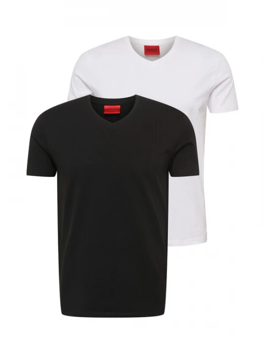 Foto van product HUGO Shirt 'Hugo' zwart / wit