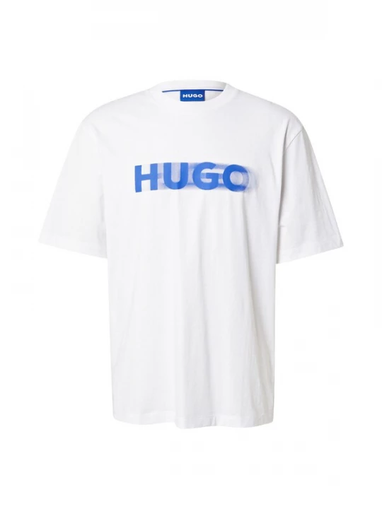 Foto van product HUGO Shirt 'Nalax' blauw / wit