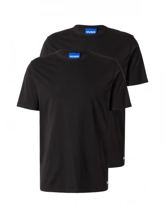 Foto van product HUGO Shirt 'Naolo' blauw / zwart / wit