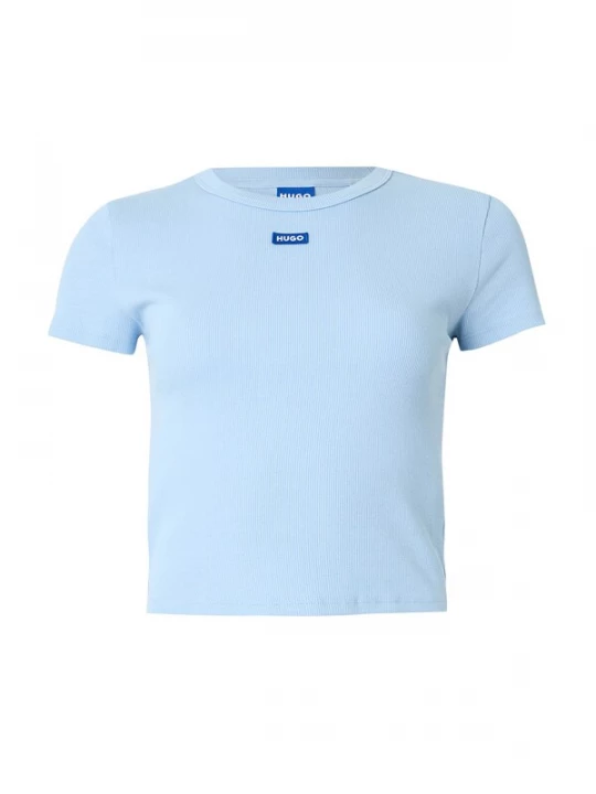 Foto van product HUGO Shirt navy / hemelsblauw / wit