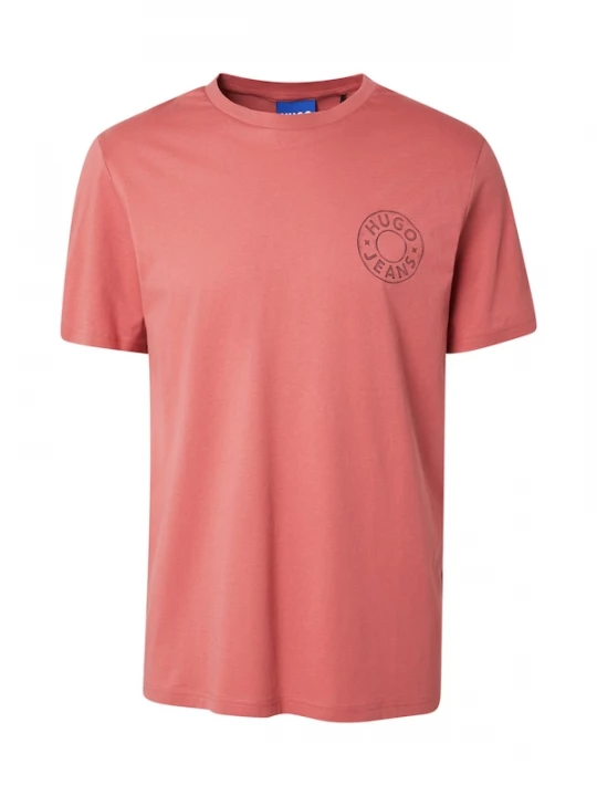 Foto van product HUGO Shirt 'Nemodo' navy / lichtrood
