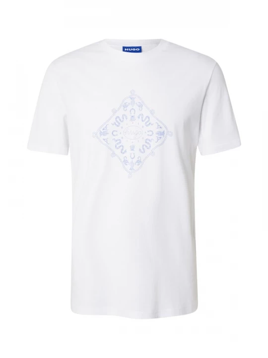 Foto van product HUGO Shirt 'Nerberri' lichtblauw / wit