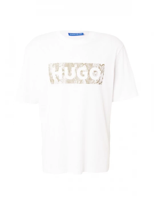 Foto van product HUGO Shirt 'Nerpient' kaki / wit