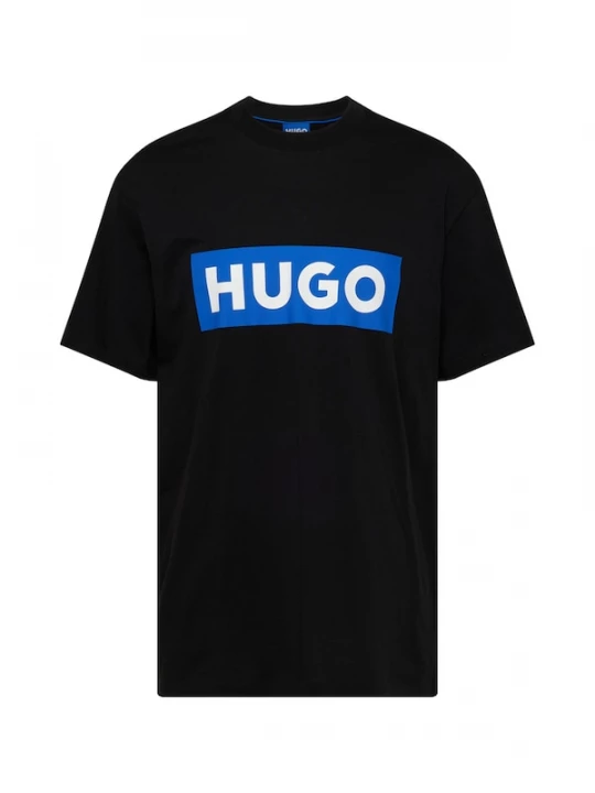Foto van product HUGO Shirt 'Nico' azuur / zwart / wit