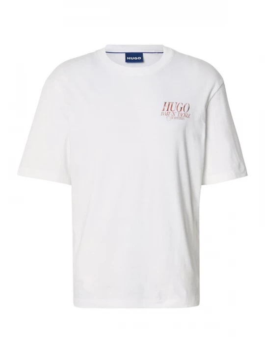 Foto van product HUGO Shirt 'Nofishix' azuur / lichtblauw / donkerrood / wit