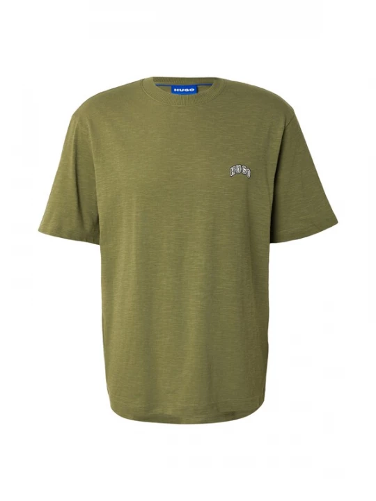 Foto van product HUGO Shirt 'Nowboi' olijfgroen