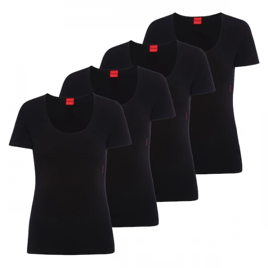 Foto van product HUGO Shirt rood / zwart