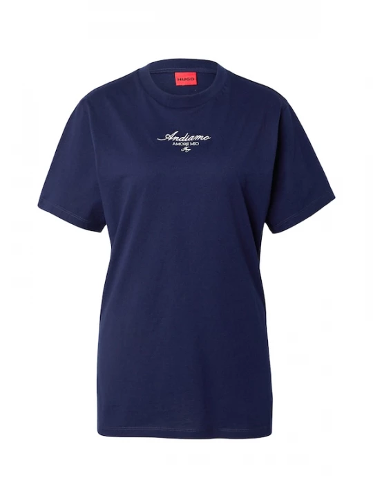 Foto van product HUGO Shirt saffier / wit