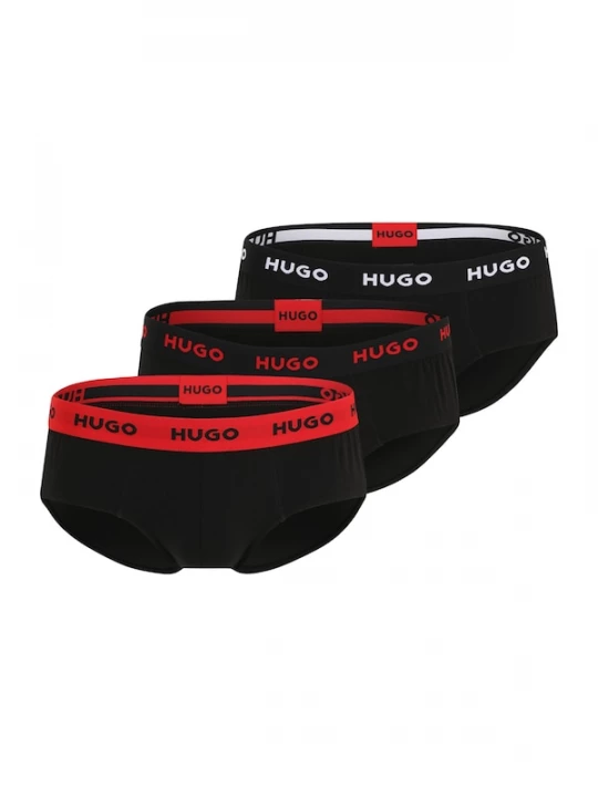 Foto van product HUGO Slip rood / zwart / wit