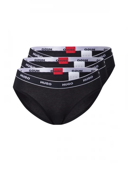 Foto van product HUGO Slip 'TRIPLET BRIEF STRIPE' rood / zwart / wit