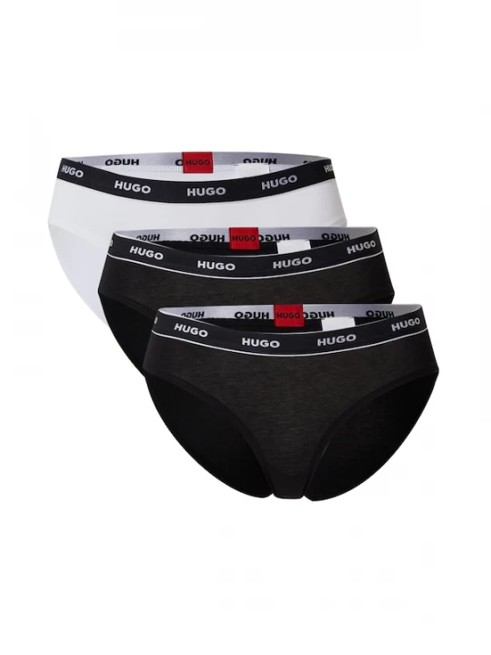 Foto van product HUGO Slip zwart / wit