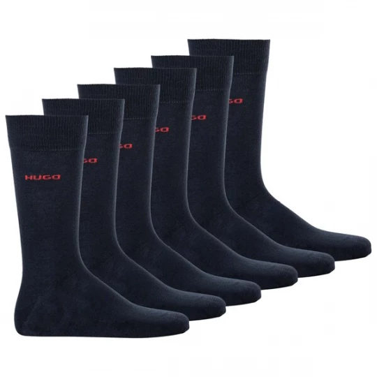 Foto van product HUGO Sokken navy / bloedrood