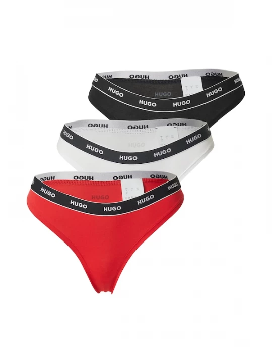Foto van product HUGO String rood / zwart / offwhite
