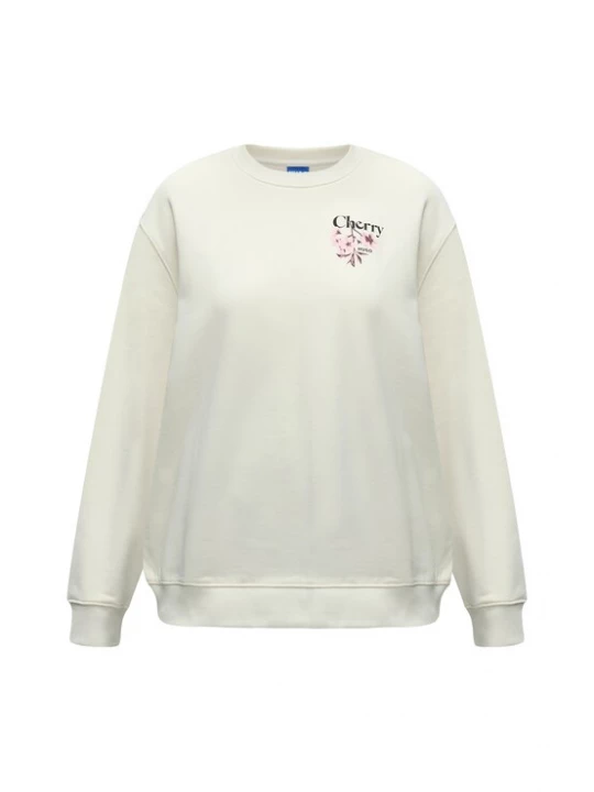 Foto van product HUGO Sweatshirt 'Classic' chocoladebruin / rosa / zwart / natuurwit