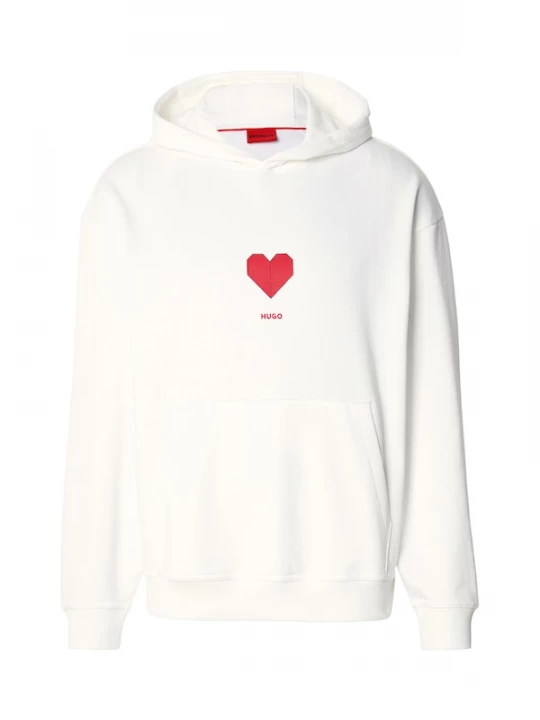 Foto van product HUGO Sweatshirt 'Dalentinos' rood / zwart / wit
