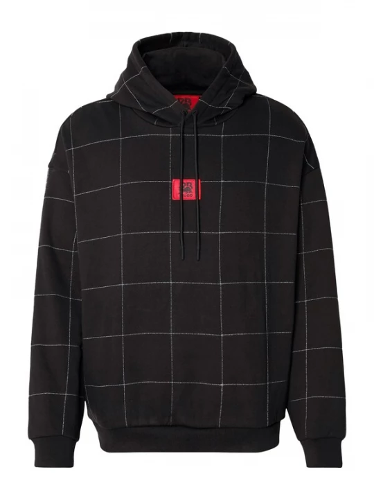 Foto van product HUGO Sweatshirt 'Dally' vuurrood / zwart / wit