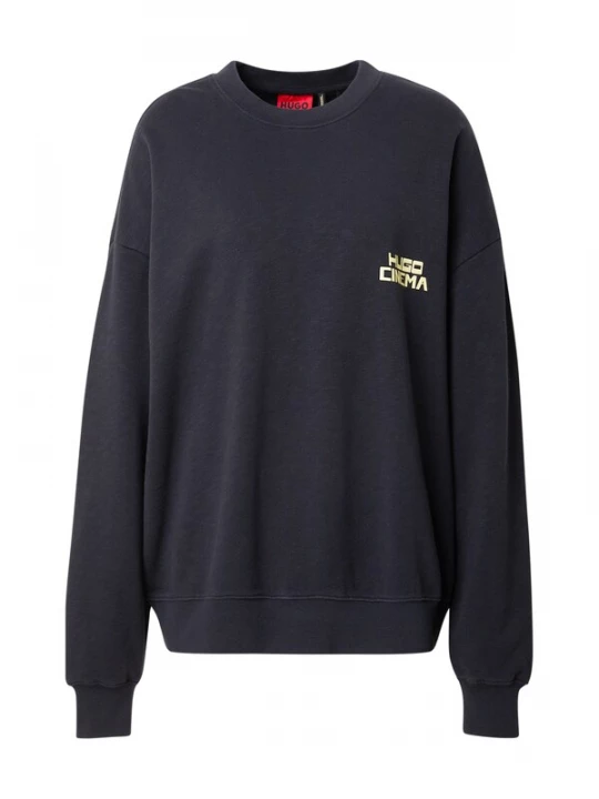 Foto van product HUGO Sweatshirt 'Dargentix' navy / lichtgeel / zwart / offwhite