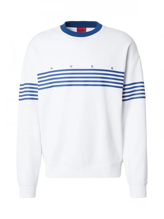 Foto van product HUGO Sweatshirt 'Demso' enziaan / wit