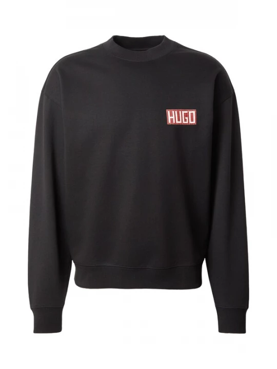 Foto van product HUGO Sweatshirt 'Durec' mintgroen / roestrood / zwart / offwhite