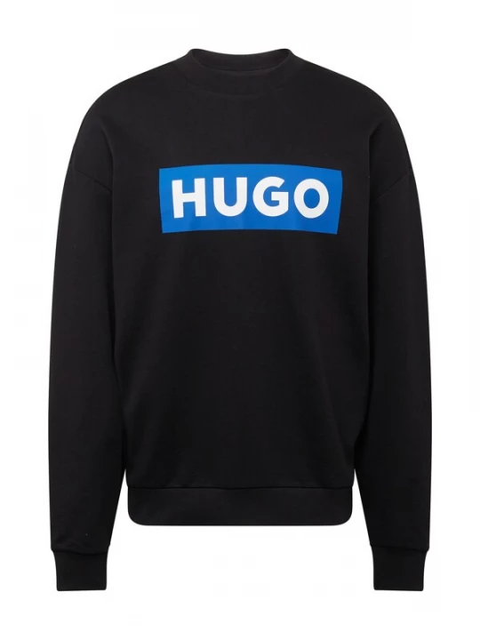 Foto van product HUGO Sweatshirt 'Niero' azuur / zwart / wit