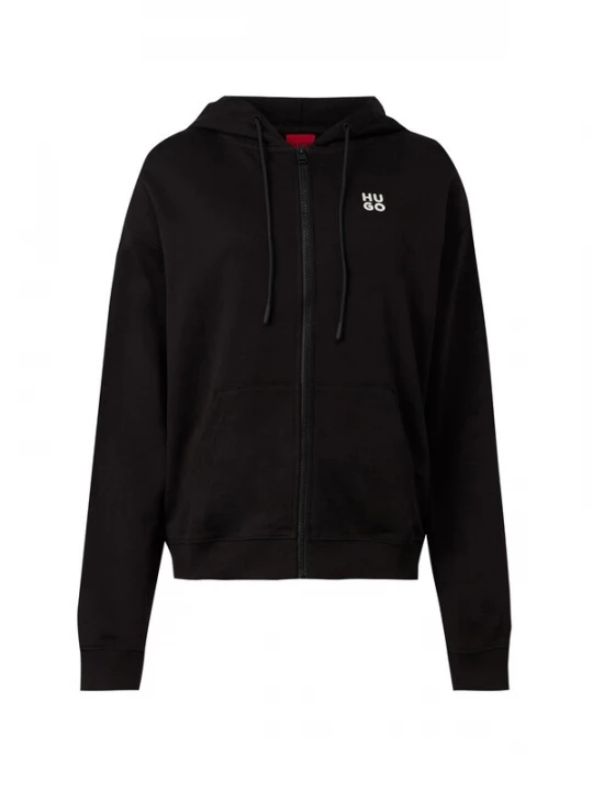 Foto van product HUGO Sweatvest 'Dalfine' zwart / wit