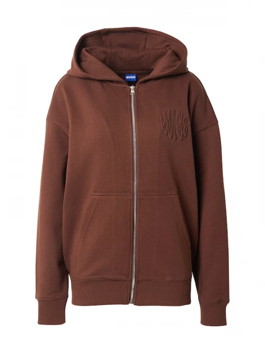 Foto van product HUGO Sweatvest 'Doa_B_3' bruin