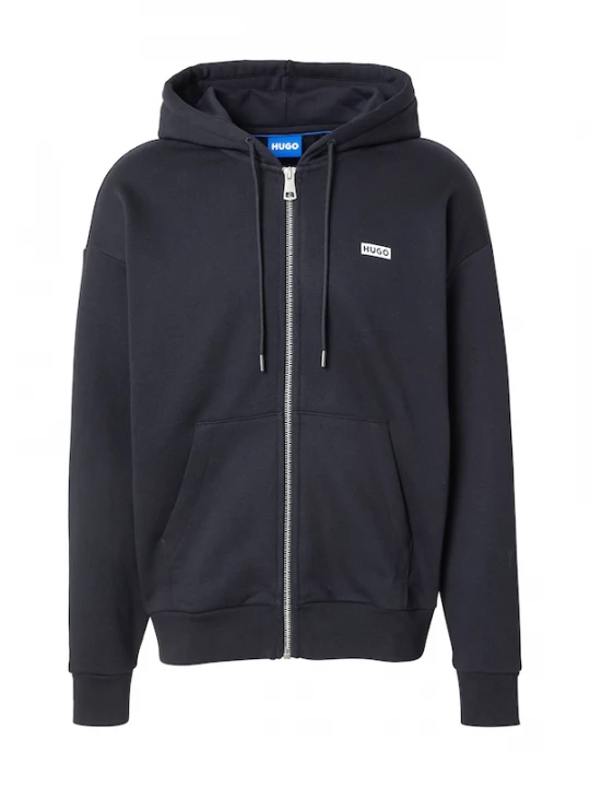 Foto van product HUGO Sweatvest 'Nardimez' zwart / wit