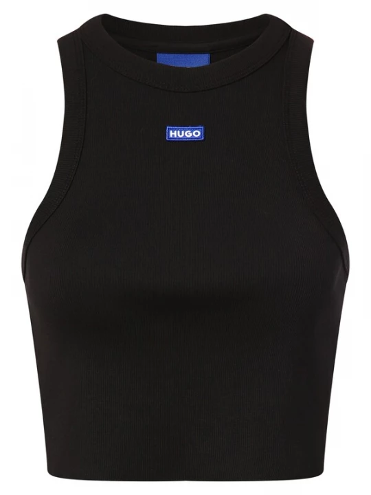 Foto van product HUGO Top blauw / zwart / wit