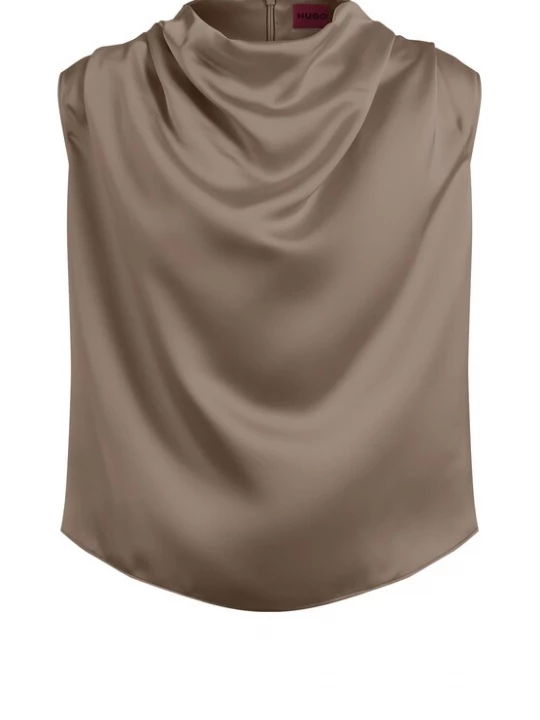 Foto van product HUGO Top 'Casmini' bruin