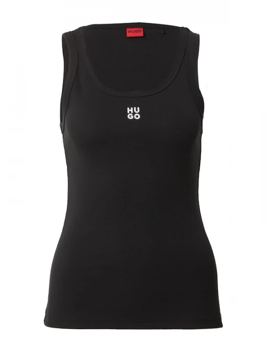 Foto van product HUGO Top 'Datamia' zwart / wit