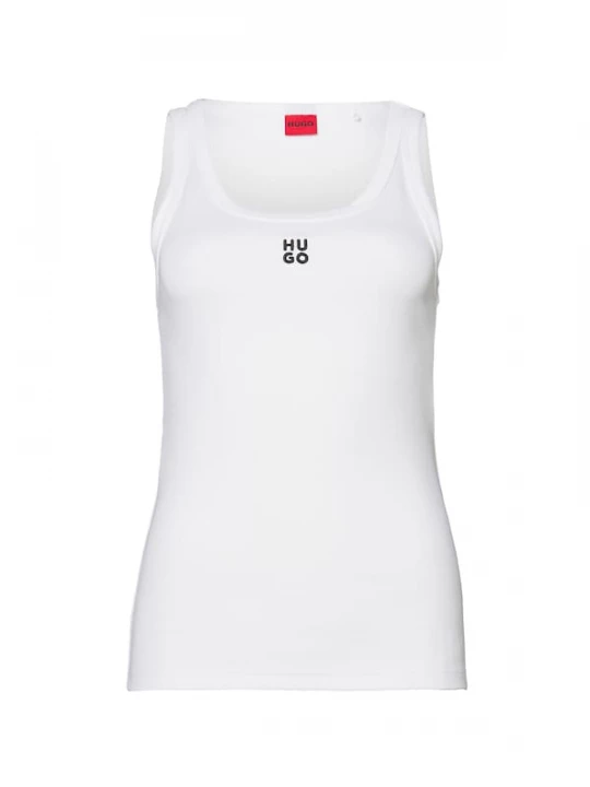 Foto van product HUGO Top 'Datamia' zwart / wit