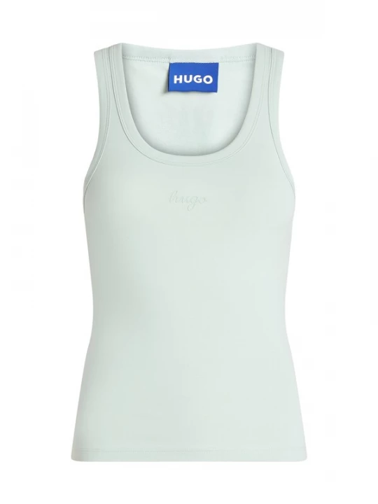 Foto van product HUGO Top pastelgroen