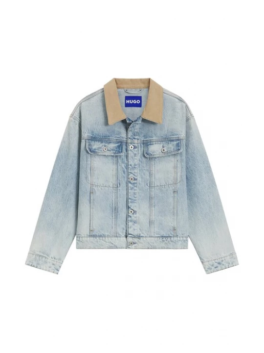 Foto van product HUGO Tussenjas 'Erlo' blauw denim
