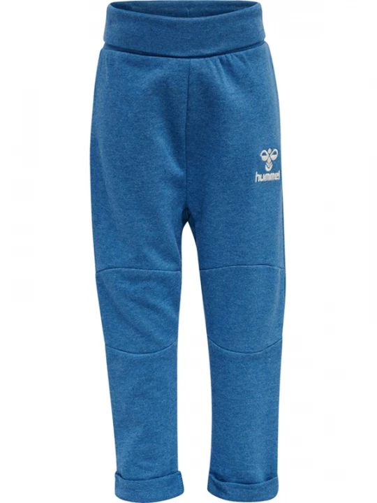 Foto van product Hummel Broek 'Glen' blauw gemêleerd / wit