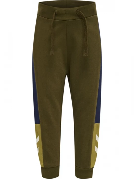 Foto van product Hummel Broek marine / olijfgroen / wit