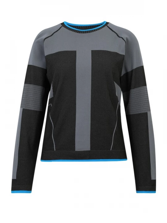 Foto van product Hummel Functioneel shirt azuur / grijs / zwart