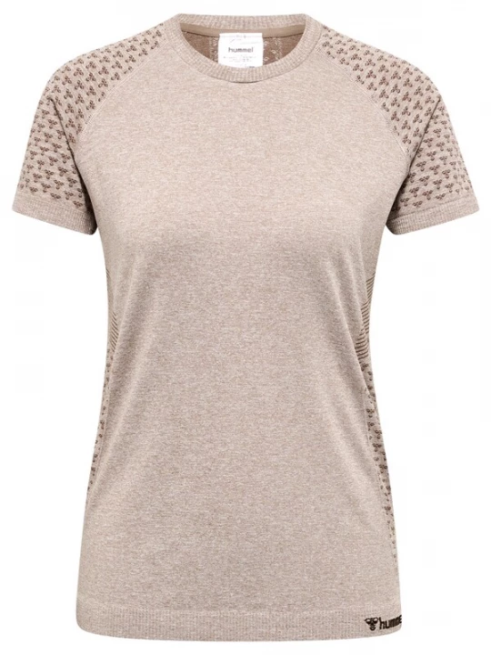 Foto van product Hummel Functioneel shirt bruin / taupe